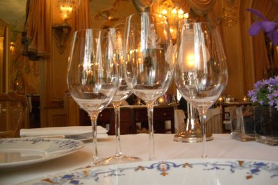 Glassware at Espadon